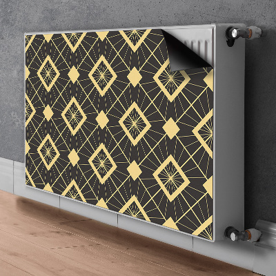 Magnetische radiatormat Retro patroon