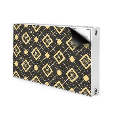 Magnetische radiatormat Retro patroon