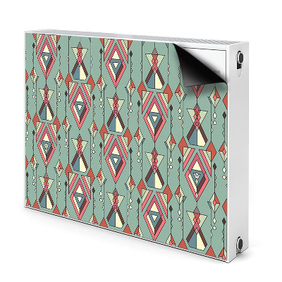 Decoratieve radiatormagneet Azteeks patroon