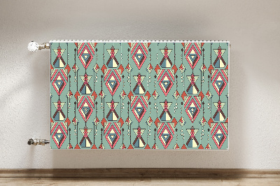 Decoratieve radiatormagneet Azteeks patroon