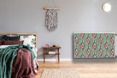 Decoratieve radiatormagneet Azteeks patroon
