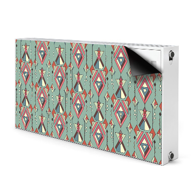 Decoratieve radiatormagneet Azteeks patroon