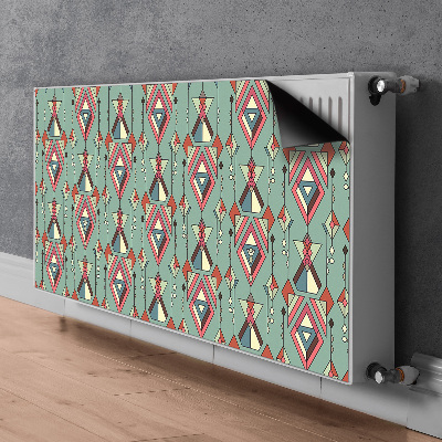Decoratieve radiatormagneet Azteeks patroon