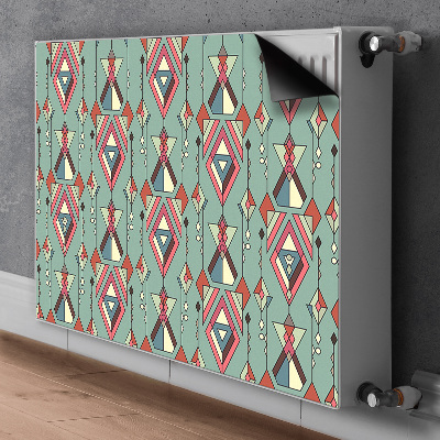 Decoratieve radiatormagneet Azteeks patroon