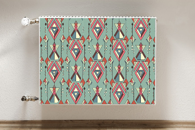Decoratieve radiatormagneet Azteeks patroon