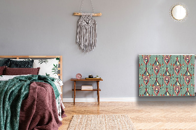 Decoratieve radiatormagneet Azteeks patroon