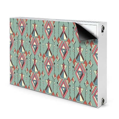 Decoratieve radiatormagneet Azteeks patroon