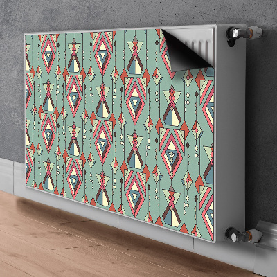 Decoratieve radiatormagneet Azteeks patroon