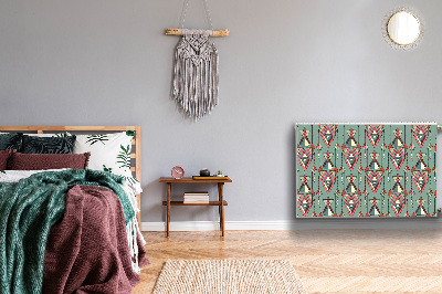Decoratieve radiatormagneet Azteeks patroon