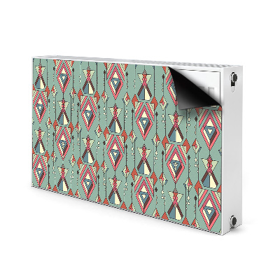 Decoratieve radiatormagneet Azteeks patroon