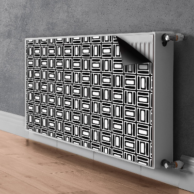 Decoratieve radiatormat Geometrisch patroon