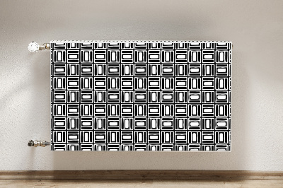 Decoratieve radiatormat Geometrisch patroon