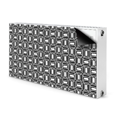 Decoratieve radiatormat Geometrisch patroon