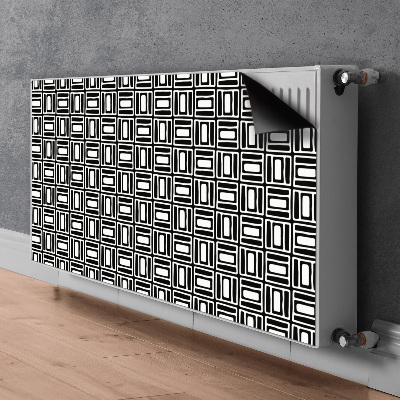 Decoratieve radiatormat Geometrisch patroon