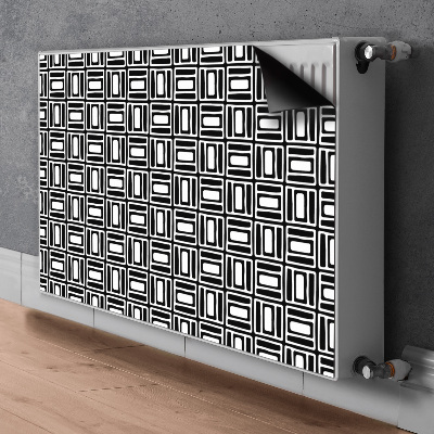 Decoratieve radiatormat Geometrisch patroon