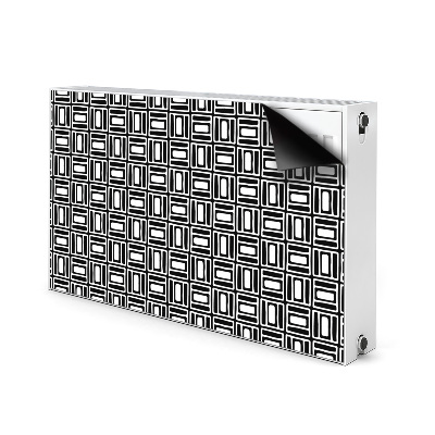 Decoratieve radiatormat Geometrisch patroon