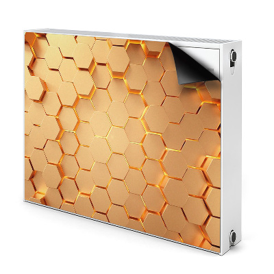 Magnetische mat voor de radiator Honeycomb 3d graphics