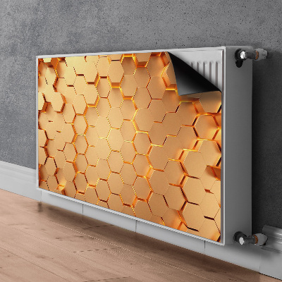 Magnetische mat voor de radiator Honeycomb 3d graphics