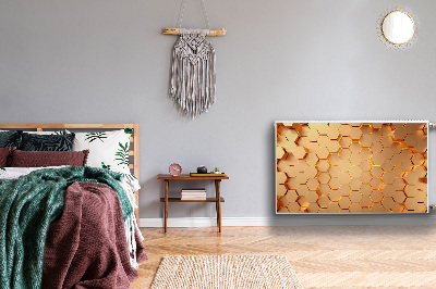 Magnetische mat voor de radiator Honeycomb 3d graphics