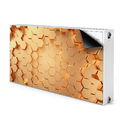 Magnetische mat voor de radiator Honeycomb 3d graphics