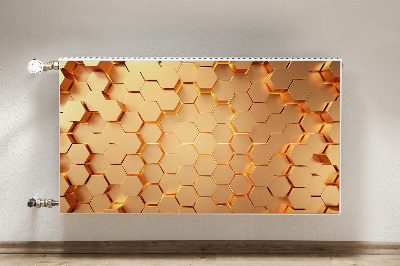 Magnetische mat voor de radiator Honeycomb 3d graphics