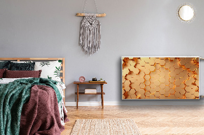 Magnetische mat voor de radiator Honeycomb 3d graphics