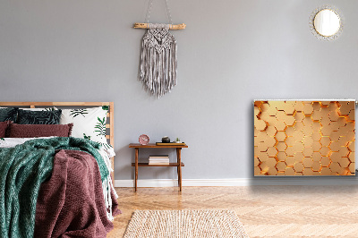 Magnetische mat voor de radiator Honeycomb 3d graphics