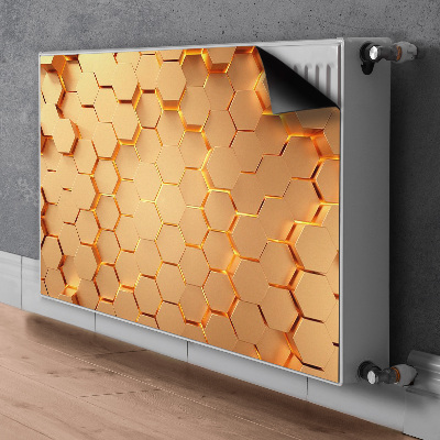 Magnetische mat voor de radiator Honeycomb 3d graphics