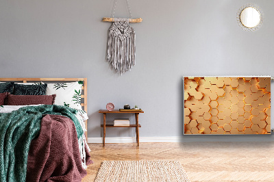 Magnetische mat voor de radiator Honeycomb 3d graphics