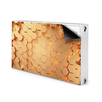 Magnetische mat voor de radiator Honeycomb 3d graphics