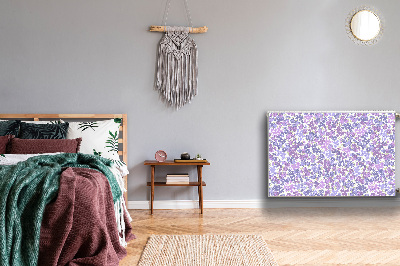 Magnetische mat voor de radiator Field of forget-me-notes