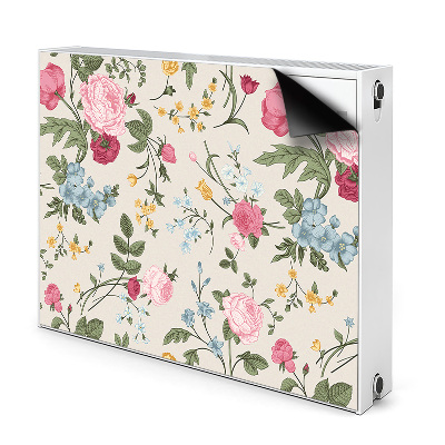 Magnetische bedrukte mat Kleurrijke bloemen