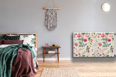 Magnetische bedrukte mat Kleurrijke bloemen