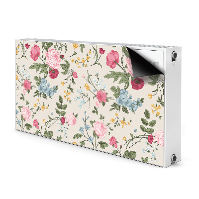 Magnetische bedrukte mat Kleurrijke bloemen
