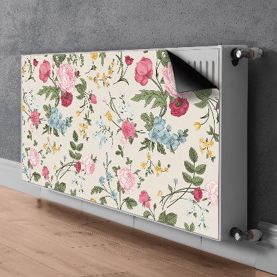 Magnetische bedrukte mat Kleurrijke bloemen