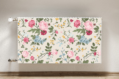 Magnetische bedrukte mat Kleurrijke bloemen
