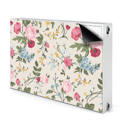 Magnetische bedrukte mat Kleurrijke bloemen