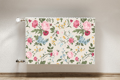 Magnetische bedrukte mat Kleurrijke bloemen