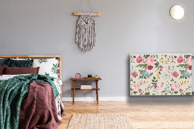 Magnetische bedrukte mat Kleurrijke bloemen