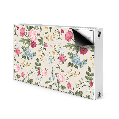 Magnetische bedrukte mat Kleurrijke bloemen