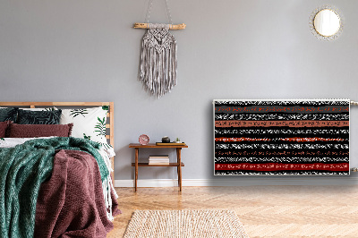 Magnetische mat voor de radiator Tribale patroon