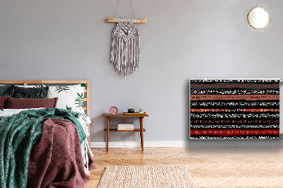 Magnetische mat voor de radiator Tribale patroon