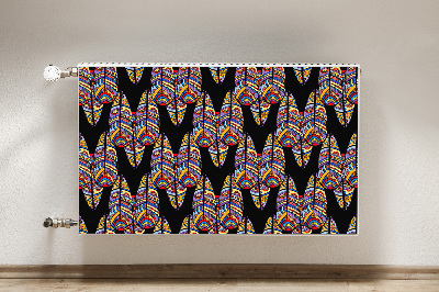 Magnetische radiatormat Tribale kunst