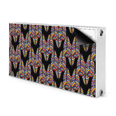 Magnetische radiatormat Tribale kunst