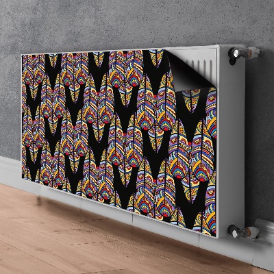 Magnetische radiatormat Tribale kunst
