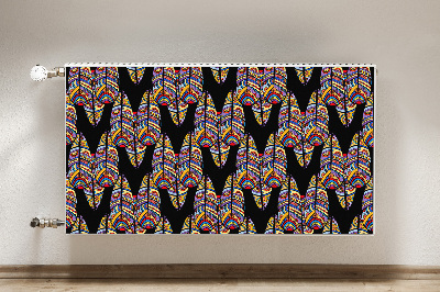 Magnetische radiatormat Tribale kunst
