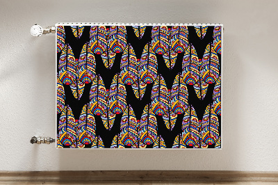 Magnetische radiatormat Tribale kunst