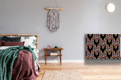 Magnetische radiatormat Tribale kunst