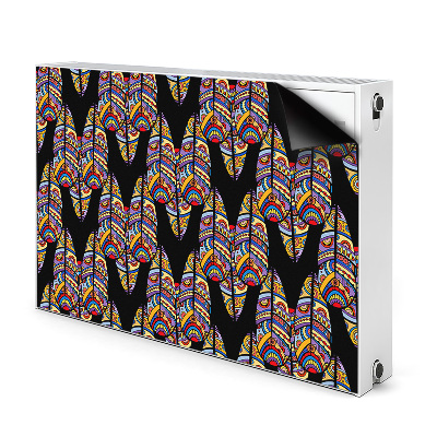 Magnetische radiatormat Tribale kunst