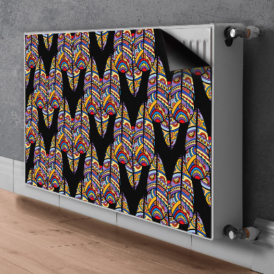 Magnetische radiatormat Tribale kunst